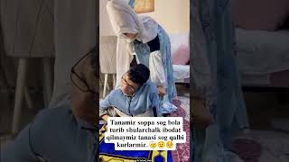 Tanamiz soppa gog bola turib shularchalik ibotad qilmaymiz ❤️🥹 uzbekistan rek dilimi love top [upl. by Ynafit]