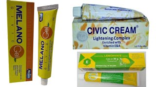 How To Use Melano Civic and lemonvate Cream To Lightening Skin 3x Faster [upl. by Ylliw]