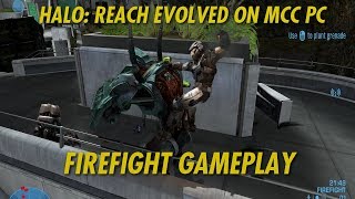 Halo Reach EVOLVED Firefight Gameplay on MCC PC [upl. by Oicaro171]