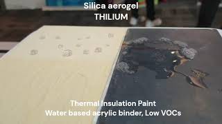 Aerogel Thermal insulation paint [upl. by Beniamino]