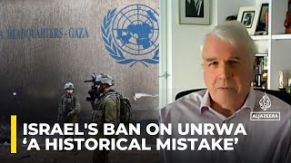 ‘Tragic’ decision to ban UNRWA with no aid alternatives Analysis [upl. by Lewan]