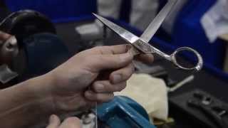 How to Sharpen a Pair of Scissors [upl. by Keyes]