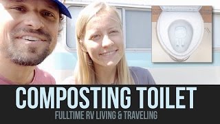 Composting Toilet for RVs  QampA  Fulltime RV Living amp Traveling  a Drivin amp Vibin Travel Vlog [upl. by Boiney]