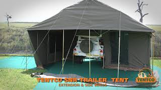 Tentco Trailer Tent extsidewalls [upl. by Lemor]