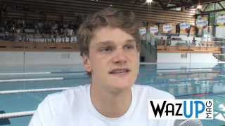 Interview du triple médaillé olympique de natation Yannick Agnel  WAZUP MAG [upl. by Oos]