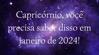 Capricórnio janeiro 2024 [upl. by Irianat575]