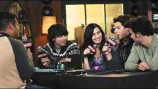 Jonas Brothers Demi Lovato amp CR2 cast Radio disney interview part 1 [upl. by Beal834]