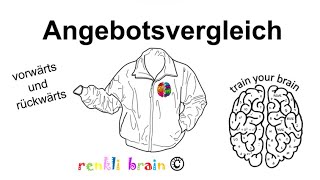 Angebotsvergleich vorwärts und rückwärts kaufmännisches Rechnen BWL Berufskolleg [upl. by Suzann]