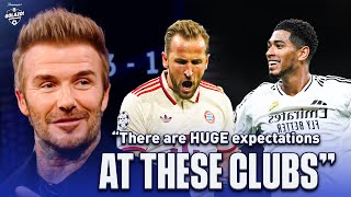 David Beckham discusses Real Madrid Bellingham Man Utd amp Harry Kane  UCL Today  CBS Sports [upl. by Reeva]