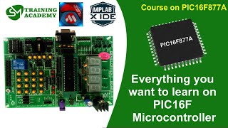 pic16f877a microcontroller  mplab ide  Course Syllabus explained English [upl. by Minetta34]