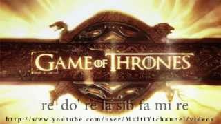 Juego de Tronos  Game of Thrones  Flauta dulce notas  Partitura  Recorder  Score [upl. by Josepha]