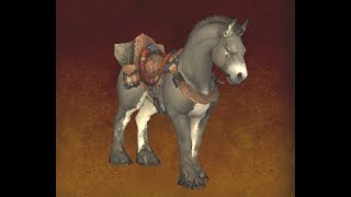 Arathi Highlands Warfront Mount Lil Donkey Mount BFA WoW Retail Dragonflight [upl. by Einnil]