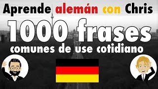 Aprender 1000 frases básicas en alemán  video para principiantes [upl. by Llewen62]