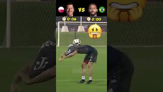 Neymar VS Lewandowski  Neck Stall Challenge 🔥🔥 [upl. by Lehcin836]