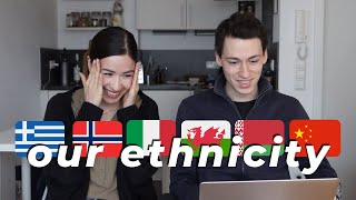 WHERE WE ARE ETHNICALLY FROM  OUR ETHNICITY  DNA TEST [upl. by Hanahsuar]