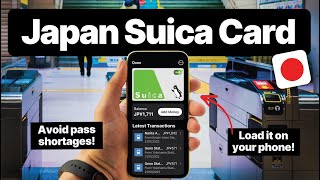 JAPAN SUICA TIPS  How To Get and Use JAPAN SUICA CARD on iPhone [upl. by Lumpkin]