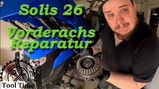 Solis 2026 Kleintraktor undichte Vorderachse reparieren Sub Compact Tractor Front Axle repair [upl. by Pruter]