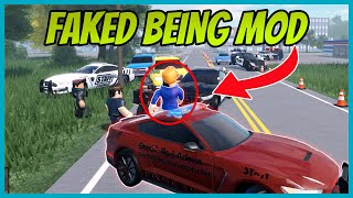 ERLC I Faked Being A MOD amp Got Away With It  Major Fail RP  Roblox Roleplay [upl. by Eillom]