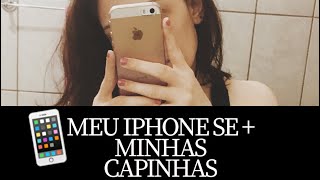 O QUE TEM NO MEU IPHONE SE  MINHAS CAPINHAS [upl. by Martijn408]