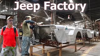 MD Juan Jeep Factory Tour WW2 Willys Jeep reproductions parts and kits [upl. by Beaston592]