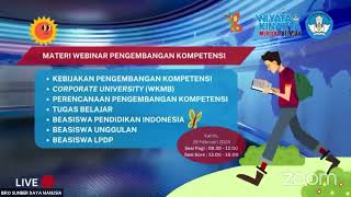 Webinar Perencanaan Pengembangan Kompetensi ASN di Lingkungan Perguruan Tinggi Negeri [upl. by Aliahs]