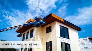 Starting to Install FINISH Materials Soffit amp Fascia Installation [upl. by Jaenicke]