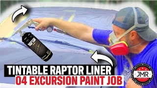 I SPRAYED MY TRUCK WITH RAPTOR LINER AMAZING RESULTS [upl. by Eniawd]