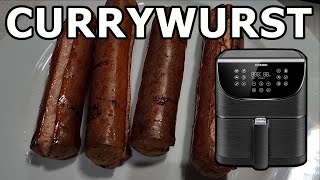 Currywurst aus der Heißluftfritteuse von COSORI Airfryer [upl. by Erej]