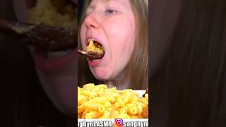 ASMR MAC amp CHEESE amp NUGGETS MUKBANG shorts [upl. by Oiramel650]