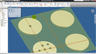 Autodesk Inventor Tutorial 20 3D Patternmirror rectangular and circular arrays Normalized Audio [upl. by Winnah209]