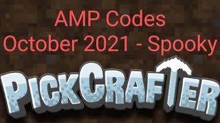 PickCrafter AMP Codes OctNov 2021  EPIC SPOOPY LOOT [upl. by Manup]