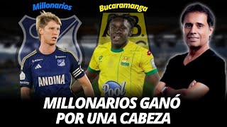 Millonarios 10 Bucaramanga  Goles y Resuemn [upl. by Lertram235]