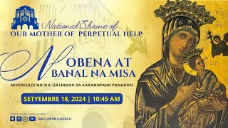 Baclaran Church Miyerkules ng Ika24 Linggo sa Karaniwang Panahon [upl. by Dielu]