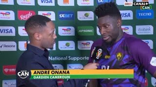 ANDRÉ ONANA On va apprendre de nos erreursquot SÉNÉGAL 31 CAMEROUN [upl. by Lubow]