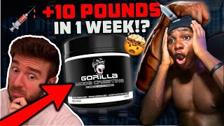 WTF HOW DID HE 10 POUNDS OF MUSCLE IN A WEEK WITH JUST CREATINE [upl. by Oflodur]