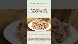 Kimanga cha Mihogo Recipe  Mashed Cassava and Pigeon Peas Recipe [upl. by Survance]