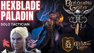 Baldurs Gate 3 OP Hexblade Paladin Warlock  SOLO Tactician  Wyll Minthara  BEGINNER FRIENDLY [upl. by Nojad]