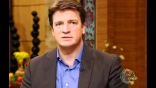 Nathan Fillion on Live with Kelly [upl. by Llertnauq538]