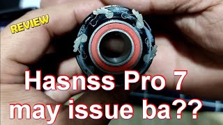 Hasnss PRO 7 6 pawls by 3 teeth each pawl weight check sound check magnet test at bearing sizes [upl. by Nevsa895]