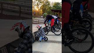 4 Year Old Vs Pros bike race kid awesome [upl. by Bidle]