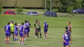 Mackay Referee clipping a player across the head [upl. by Annor]