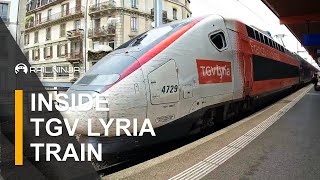 Inside of A HighSpeed Train TGV Lyria  France Trains  Rail Ninja Review [upl. by Nesbitt]