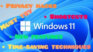 New Features of Windows 11 You Should Use Must Watch [upl. by Lletnahs]