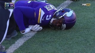 Teddy Bridgewater Knocked Out by Joyner cheapshot HD [upl. by Bully]