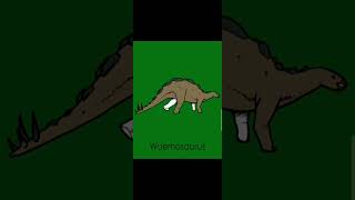 177  do you know about WUERHOSAURUS lets learn and color [upl. by Alyhs]