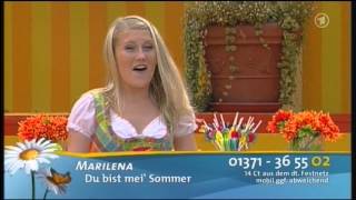 HQ  Marilena  Du bist mei Sommer  28072013  Immer wieder Sonntags [upl. by Donaghue]