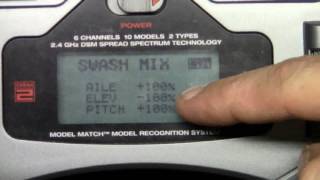 DX6i HowTo Part 4 Binding Swash Throttle amp Pitch Curves [upl. by Learrsi473]