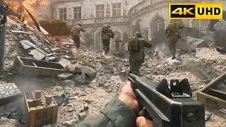 Collateral Damage  Realistic Immersive Ultra Graphics Gameplay 4K 60FPS UHD Call of Duty WWII [upl. by Josefina]