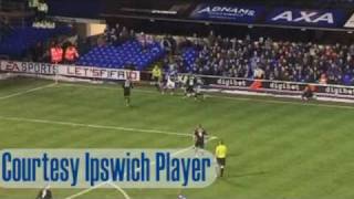 Ipswich Towns dramatic win against Coventry City January 16 2010 [upl. by Gader]