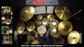 Johnny Hallyday  Quelque Chose De Tennessee  DRUM COVER [upl. by Ahsirtal226]